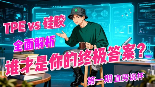 【直男说杯】第一期：TPE vs 硅胶全面材料解析对比