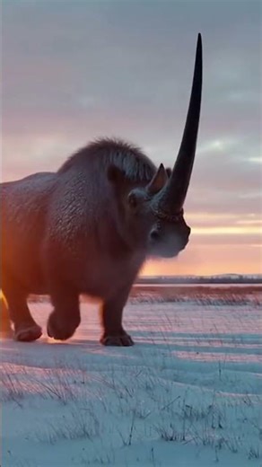 Prehistoric Classroom Ancient Unicorn Elasmotherium 板齒犀 #prehistoricmammals #woolyrhino