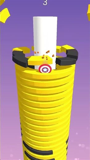 Super Fast Ball Smash! ⚡💥#StackBall #BallSmash #SpeedRun #GamingShorts #ViralShorts