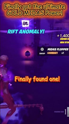 Finally got the Ultimate Gold Midas Power in Fortnite! The Midas Flopper #fortnite #midasfortnite
