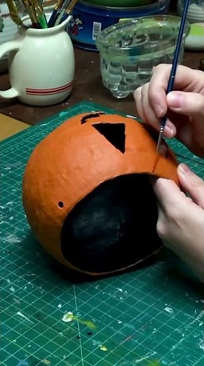 Halloween Bucket Lanterns | Paper Mache | Jack O' Lantern | Ghost | DIY