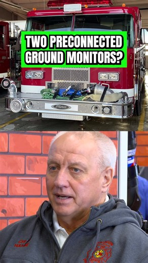 Task Force Tips on Instagram: "What do you think about this setup? 💡 Learn why 45-year firefighting veteran Rick Haase uses two preconnected BlitzFire portable monitors on his rig of choice in Staunton, Illinois. 👨‍🚒 One off the bumper. One off the hose bed. His crews flow big water early and overwhelm the fire before it grows. 📽️ Chief Haase tackles this topic and more in Episode 7 of the Fully Involved Podcast 👉 To see the BlitzFire for yourself, schedule a demo by heading to the comments