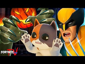 FORTNITE KIT WOLVERINE EPIC VICTORY in HALLOWEEN - Fortnite Short Film