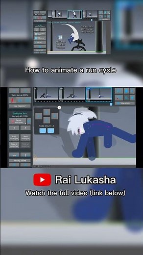 How to Animate a Stickman Run Cycle in Stick Nodes #stickman #animation