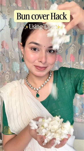0 Pin Flower Bun Hack✨ #goesviral #bunhairstyle #hacks #hairstyle