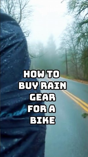 How To Buy Rain Gear For A Bike 🚵‍♂️#raingear #shorts