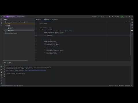 IDE Pycharme Langage python pygame CLASS #3