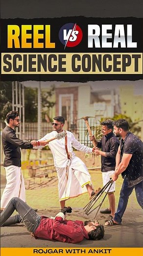 Reel Vs Real Science Concept😱 #physics #experiment