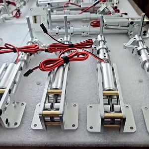 Final test-fit and assembly of our electric retract system – two main gear and one nose gear (3pcs) – specially engineered for our 1/5 Giant Scale Cessna 310 Twin Engine 81” ARF (15–20cc class). #Cessna310 #ElectricRetracts #GiantScaleARF #ModelAviation #RCProduction #SeagullModels" | Seagull Models Company In Vietnam