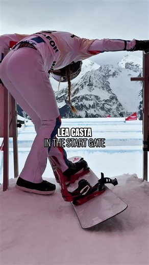 Lea Casta Brings Joy to Snowboard Cross Events