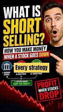 What Is Short Selling? How You Make Money When a Stock Goes DOWN #investing