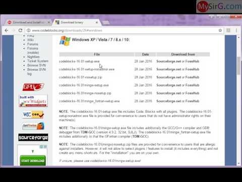 How to install code blocks in Hindi