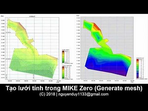 [MIKE] Tạo lưới tính (Generate mesh)