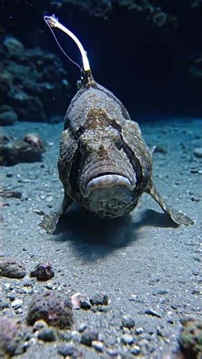 Anglerfish Waiting in the Deep | Real-Time Seafloor Observation