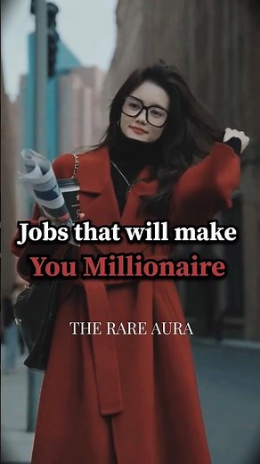 🚀 Jobs That Will Make You a MILLIONAIRE! 💰 #Shorts #MillionaireMindset #TheRareAura