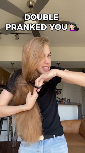 You THOUGHT 😨 #hair #haircut #hairstyles #pranked #prank #sike #funnyreels #reels | onlyjayus