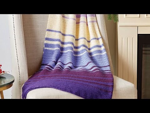 Beginner Crochet Spectrum Blanket