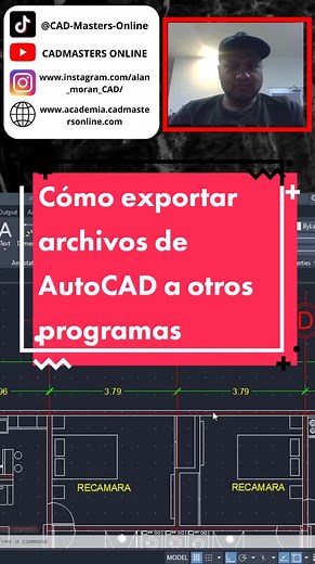 Cómo exportar archivos de AutoCAD a otros programas #autocadtutorial #emprendimiento #arquitectura #construccion #ingenieriacivil #autocadtips