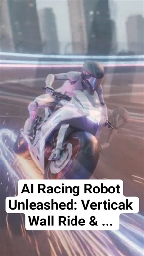 AI Racing Robot Unleashed Vertical Wall Ride & Impossible City Jumps Ultimate Cyber Moto Chase