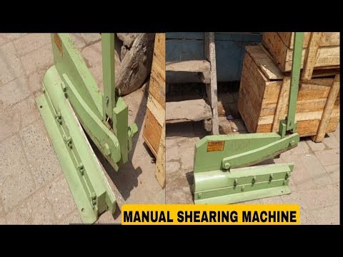 Shearing machine heavy duty | Jandu Sheet cutter