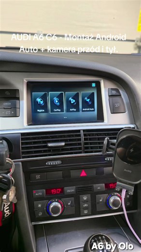 AUDI A6 C6 - Montaż Android Auto kamera przód i tył. #oloaudi #a6byolo