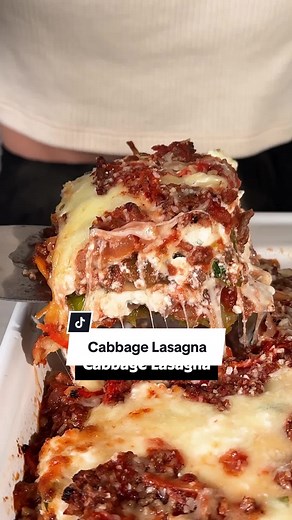 The beauty of this Cabbage Lasagna is that it takes all the yumminess of a cabbage roll but without the hassle of rolling! 🥬🧡 Get the ingredients below and tap the link in @allrecipes bio to get the full recipe. Ingredients: 1 pound lean ground beef 1 medium onion, chopped 1 tablespoon minced garlic ½ cup grated carrots 4 ounces mushroom pieces 1 pound canned tomatoes 1 tablespoon dried basil 1 teaspoon white sugar 1 teaspoon salt ½ teaspoon thyme ¼ teaspoon nutmeg 1 head cabbage 24 ounces low