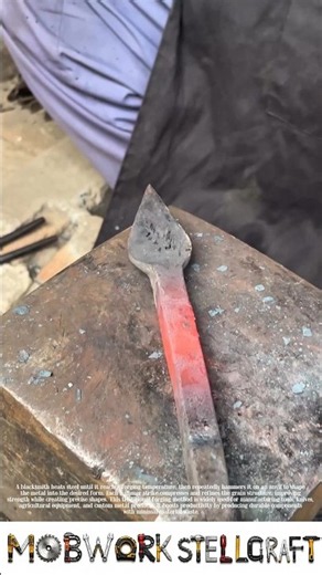 Traditional Blacksmith Forging Process | Red-Hot Steel Shaping by Hand