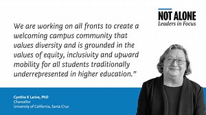 In UC Santa Cruz Chancellor Cynthia Larive’s Not Alone...