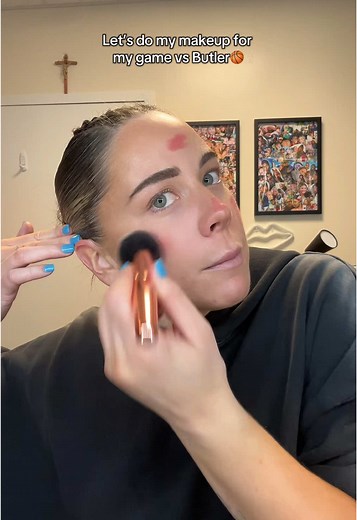 Game Day Makeup Routine for College Basketball