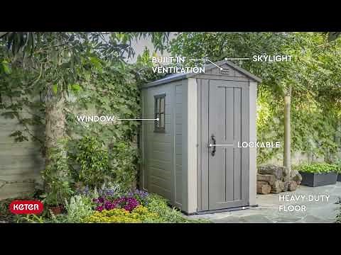 Factor 4x6 Shed: The Perfect Solution for Narrow Outdoor Spaces