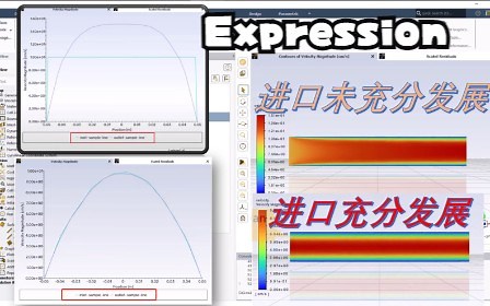 基于Fluent的Expression来定义充分发展的速度进口