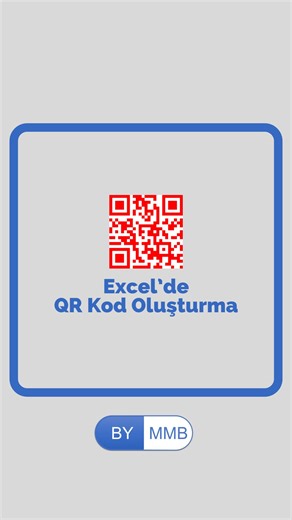 Excel içinde QR code oluşturmak için bu yöntemi kullanabilirsiniz. #excel | Excel Master-Advanced Excel and More