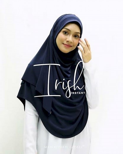 Tutorial : Instant Shawl (IRISH) by Mawaddah Izzati