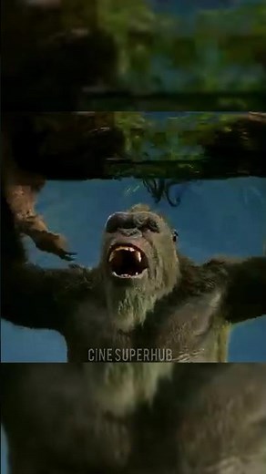 Angry Kong vs Titan Wolf 💀🔥| #godzilla#kong#phonk