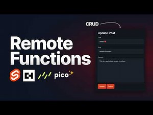 Full Stack SvelteKit CRUD App Using Remote Functions Tutorial