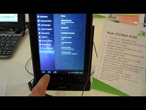 Acer Iconia Tab A100 Honeycomb Hands On