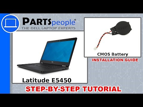 Dell Latitude E5450 CMOS Battery Replacement Video Tutorial