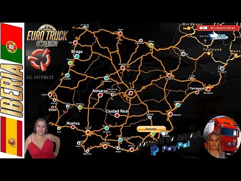 Euro Truck Simulator 2 DLC Iberia: Official Spain and Portugal Map Planner Release December 2020