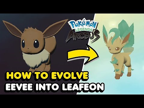 How To Evolve Eevee Into Leafeon In Pokemon Legends: Arceus (Moss Rock Location)