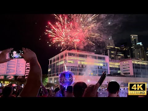 Buenos Aires Erupts in Color: New Year's Fireworks 2024 Celebration [4K]