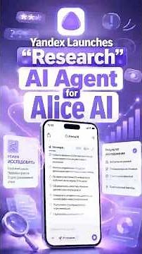 Yandex Alice AI Gets a New Research Agent