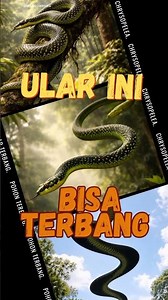 Ular Ini Bisa Terbang Dari Pohon ke Pohon #faktaunik #ular #edukasi #animalfacts #faktamenarik