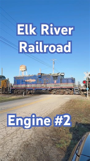 Elk River Railroad #2 At Northwestern Pipe! #train #locomotive #railfan