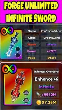 EASY Unlimited Infinite Swords in +1 Loot to Forge Roblox