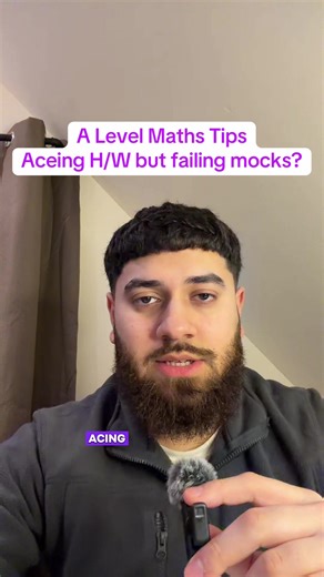 You don’t want to be known as an academic weapon at home but a fraud in the exam hall?? 🥲 #alevelmaths #mocks #year13 #mathsrevision #alevel