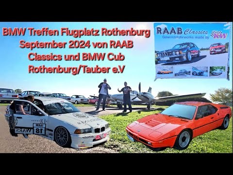 BMW Treffen Flugplatz Rothenburg September 2024 von RAAB Classics und BMW Cub Rothenburg/Tauber e.V