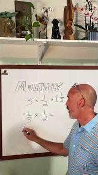 Use the area model for fraction multiplication! #maths #education
