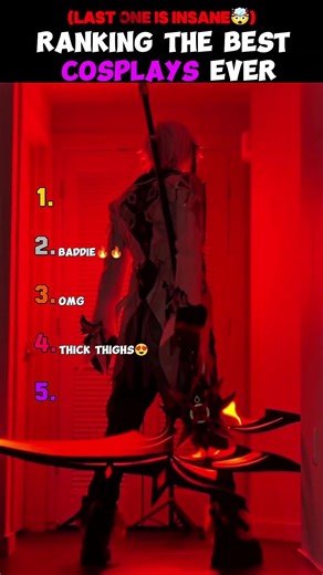 Ranking The BEST Cosplays Ever 💖✨(Part 1) #tiktokviral #cosplay