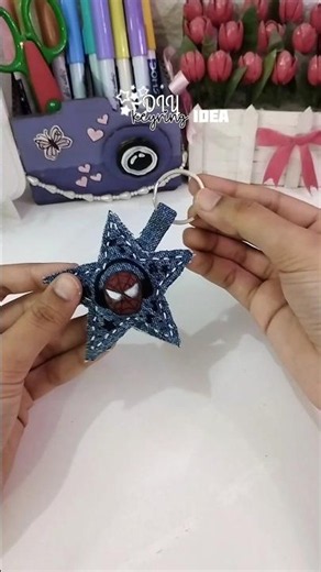 DIY Spiderman Keyring 🕸️ #handmde #reuse #bestoutofwaste #spiderman #shortsviral
