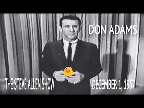 Don Adams on the Steve Allen Show 1957